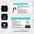 service dog handler ada information card